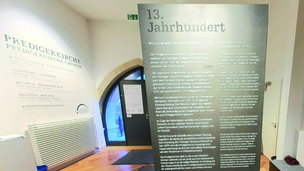Virtueller Rundgang Predigerkirche Eisenach 360 Grad
